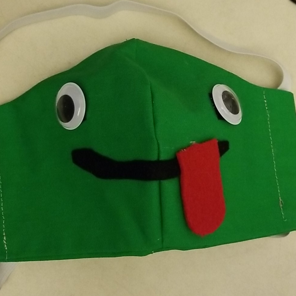 Kids froggy Face mask
